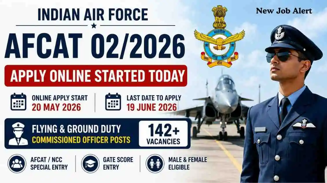 AFCAT 022026 Apply Online Started