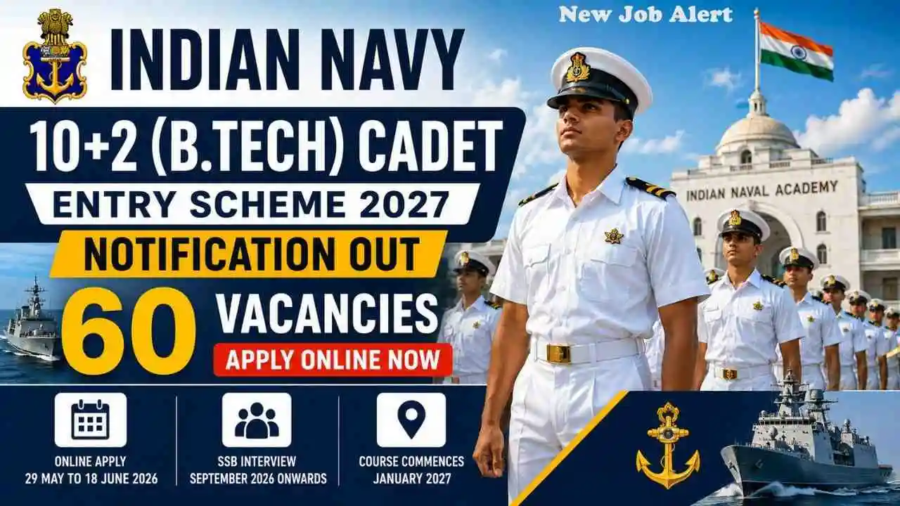 Indian Navy 10+2 B.Tech Cadet Entry Scheme 2027