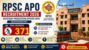 RPSC APO Recruitment 2026