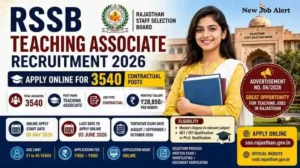 RSSB Teaching Associate Recruitment 2026