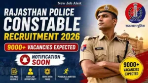 Rajasthan police constable recruitment 2026