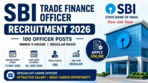 SBI Trade Finance Officer Recruitment 2026