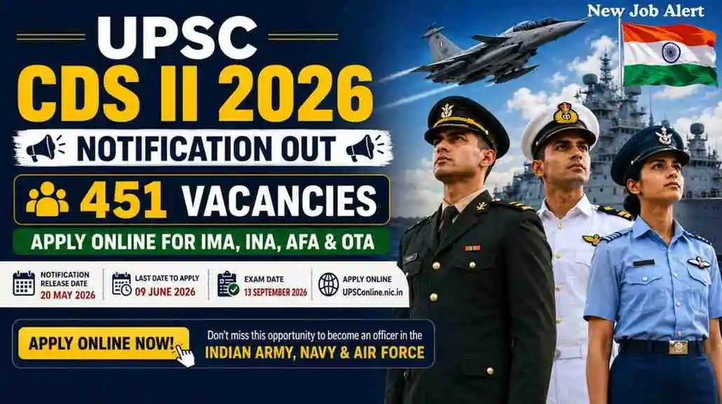 UPSC CDS II 2026 Notification Out