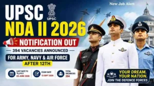 UPSC NDA II 2026 Notification Out
