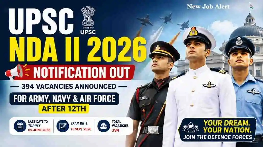 UPSC NDA II 2026 Notification Out
