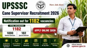 UPSSSC Cane Supervisor Recruitment 2026