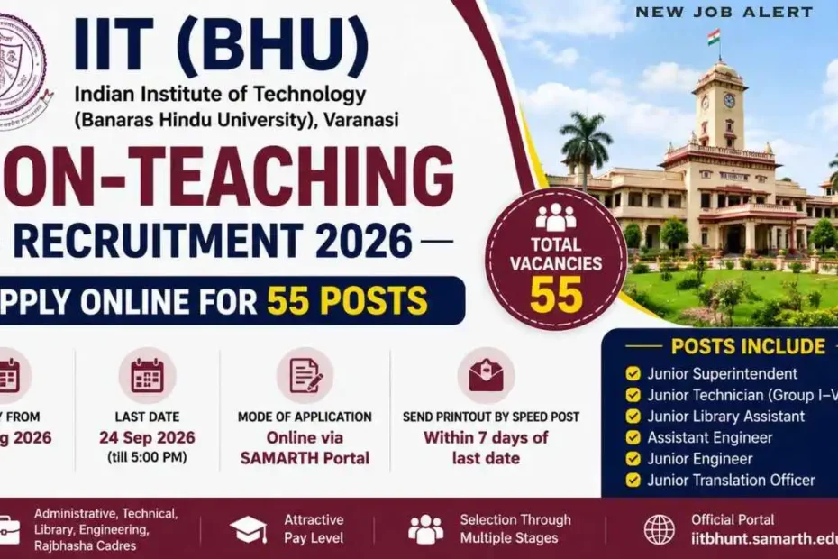 IIT BHU Non-Teaching Recruitment 2026