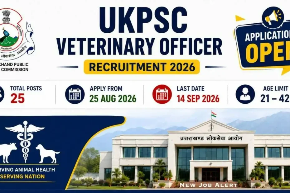 UKPSC Veterinary Officer Recruitment 2026