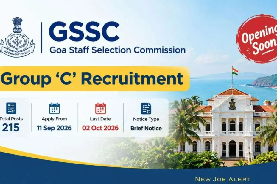 GSSC Group C Recruitment 2026